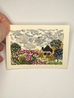 ACEO Original Watercolor 2.5" x 3.5" Cottage With Garden @spiritridgeart — photo 2