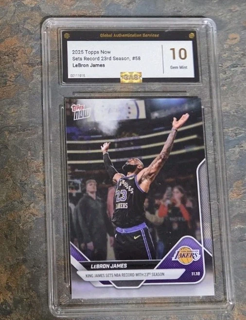 2025-26 Topps Now - LeBron James #58 for sale | eBay