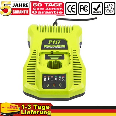 P117 Einzelladegerät Für RYOBI P108 P107 One Plus 12V / 18V Li-ion Batterie NEU.