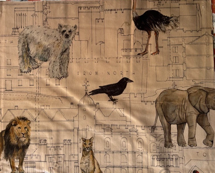 GP&J Baker Royal Beats Velvet Antique Fabric Remnant   24"x24"