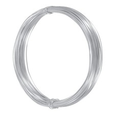 1mm Aluminum Craft Flat Wire66Ft 0.5mm Thickness Armature Wire Silver Tone