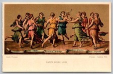 Danza Delle Muse Galleria Pitti - Giulio Romano Postcard Cartoline