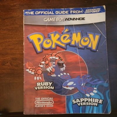 Official Guide Nintendo Power GameBoy Advance GBA Pokemon Ruby & Sapphire