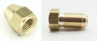 Brass Blanking Caps and Plugs Male & Female M12x1mm Threads - 1 set