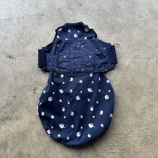 Snoo Happiest Baby Size Small 0-2 Months Swaddle Sack Navy Blue Planets