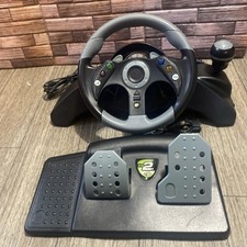 Mad Catz 2 Mc2 Accudrive Racing Steering Wheel And Pedals For Xbox 360
