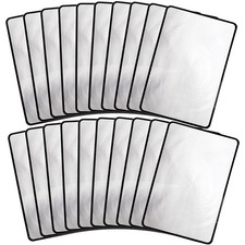 20 Pcs Page Magnifying Sheet, 3X Lightweight Page Reading Magnifier, Flat Opt...