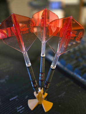 Target ASP 95K Nathan Aspinall Dart-Set Steeldart Rot/Schwarz/Gold