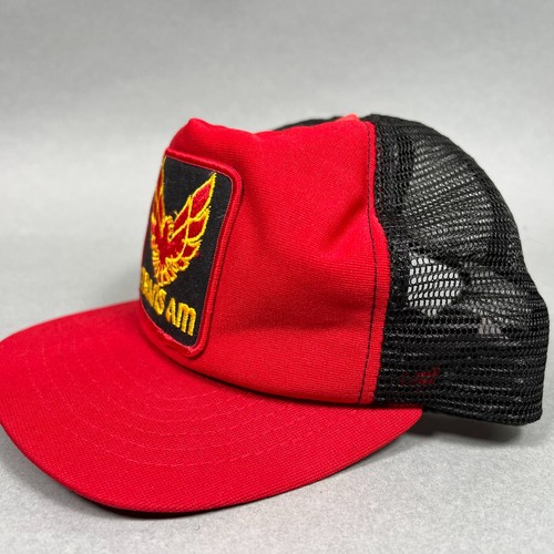 SWEET Pontiac Trans Am Patch VINTAGE Adult Mesh Trucker Hat Cap M/L New Era USA - Picture 3 of 14