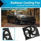 Radiator Cooling Fan Suitable for BMW E46 with control mod and brush motor