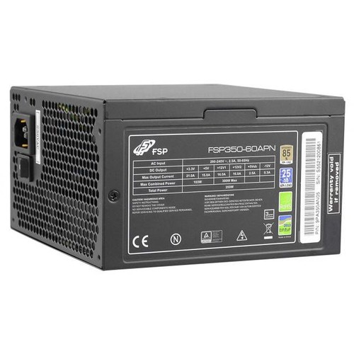FSP FORTRON ATX Netzteil PC FSP350-60APN EFFICIENCY 85% 25dB 350W schwarz