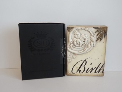 Sid Dickens Canada Artist Memory Block T-306 Birth 6'' x 8'' Wall Tile Mint in Box