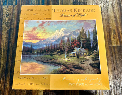 Ceaco Thomas Kinkade Painter of Light 1000pc Landscape Cardboard Puzzle