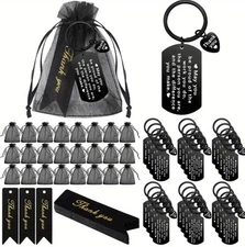 Appreciation Keychains For Nurses, Employees, Coworkers,Teachers, Set Of 24