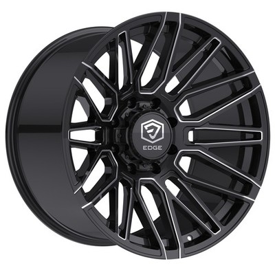 4/Edge Off Road 306BM Gloss Black Milled 20x9 8x180 18mm (306BM-2098918)