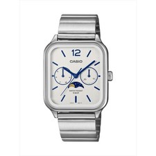 Casio Collection MTP-M305D-7AJF Analog Quartz Men s Watch White Dial Silver