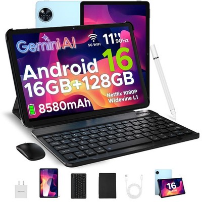 DOOGEE U11 Android 16 Tablet 11 Inch Tablet 16GB+128GB 8580mAh
