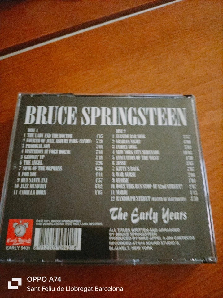 RAR 2 CD'S. BRUCE SPRINGSTEEN. THE EARLY YEARS - Immagine 2 di 4