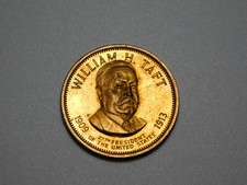 VINTAGE COIN TOKEN MEDAL WILLIAM H TAFT 1909 1913 27th PRESIDENT of US