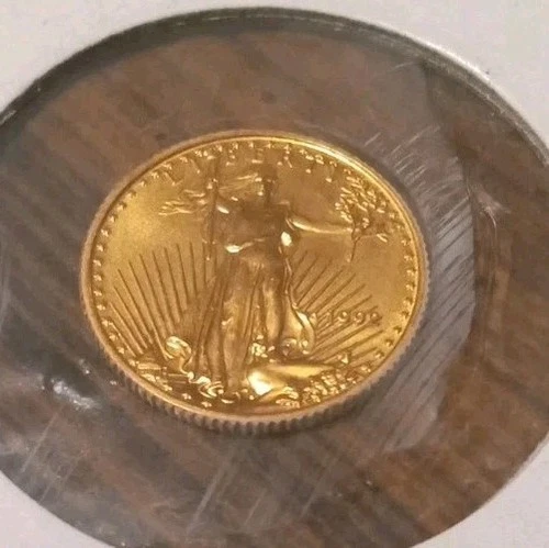 1992 $5 Gold Eagle 1/10 Oz Fine Gold Bullion KEY Date Coin Low Mintage US Eagle