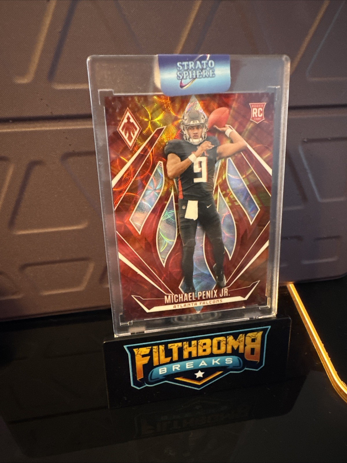 2024 Panini Phoenix - Rookies Michael Penix Jr. #229 Fire Burst /350 (RC)