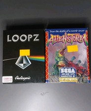 LOTTO GIOCHI COMMODORE 64 : ALIEN STORM  & LOOPZ BOX COMPLETI