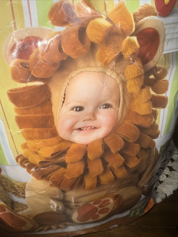 InCharacter 服装 幼儿 Lil Lion 16/24 个月 完整 服装 可爱 — 第 3/4 张图片