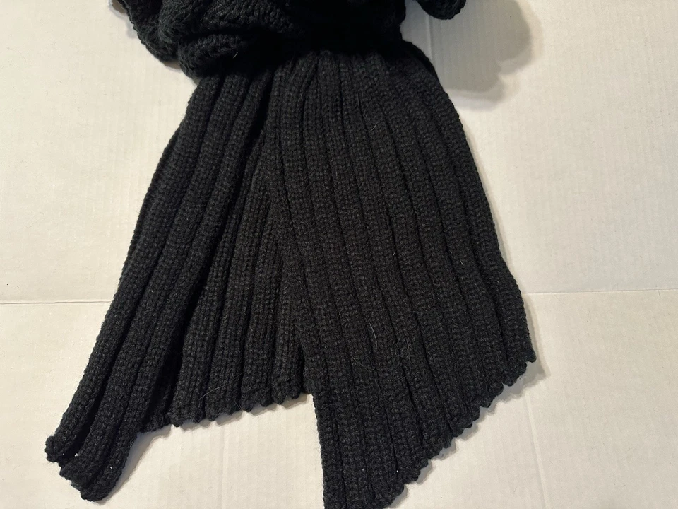 Black Cable Knit Mermaid Blanket Adult/kids MODA 6 ft Mermaid Tail/Finns Unique - Image 2 of 4