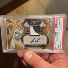 2022-23 Select Rookie Jersey Gold   6/10 Walker Kessler Auto RC🔥📈PSA 9🔥POP 1