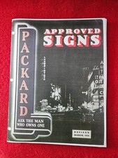 1939 Packard Approved Signs Catalogue 1939 Packard Approved Signs Catalogue