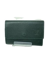 LOUIS VUITTON Multicle 6 Taiga GRN Leather GRN Men's