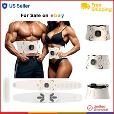 Abs Sculptor Ab Toning Belt with Heating Pad Fat Burner Massage for Belly