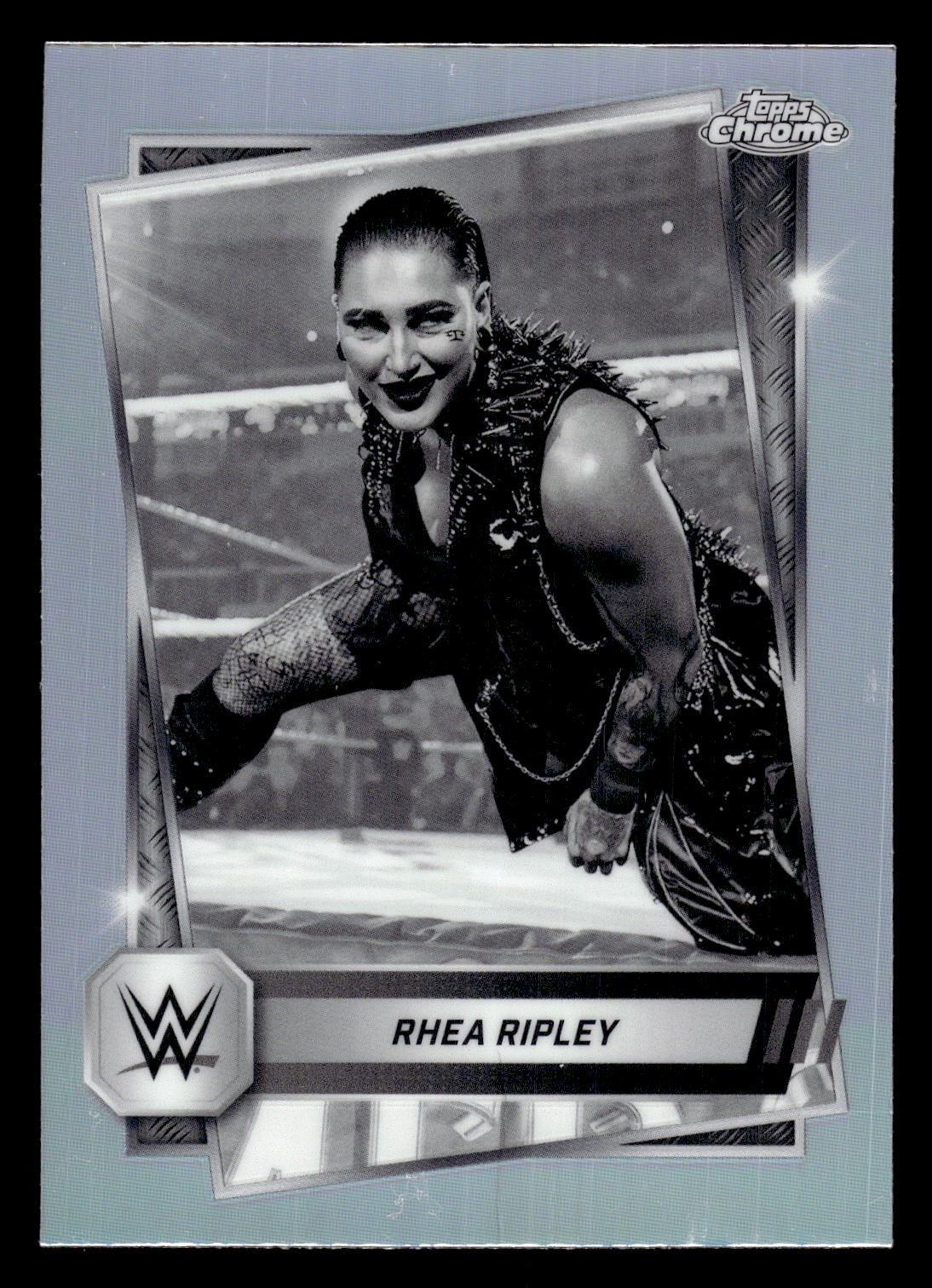 2025 Topps Chrome WWE - Sepia Refractor #80 Rhea Ripley