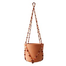 Duyiwuer Glass Beaded Plant Hanger, Short Plant Hanger Indoor  Outdoor