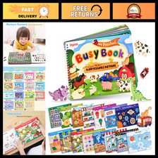 Busy Book for Toddlers 3-5 Educational Learning Activities Sensory Toys
