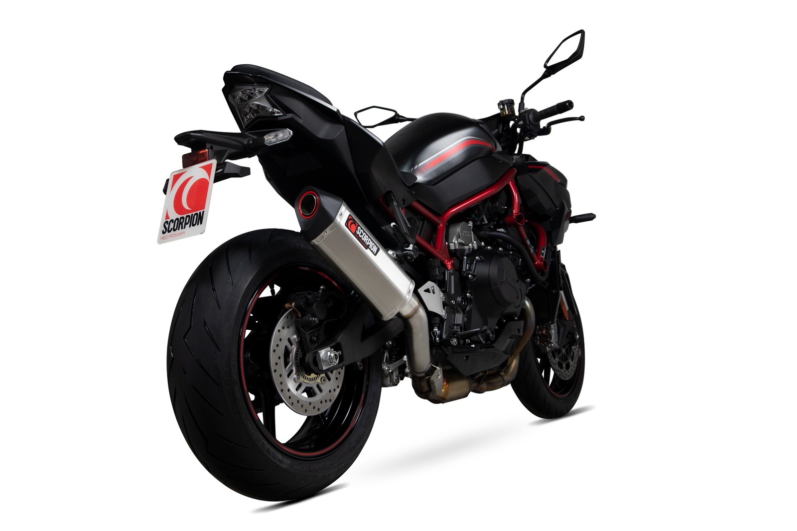 Kawasaki Z H2 20-25 Scorpion Exhaust Serket Parallel Stainless Slip-on RKA135SEO