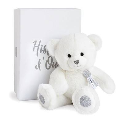 Glücksbringer Bär, weiss 24cm | Charms | 8902805 | DOUDOU | EAN 3700349328052