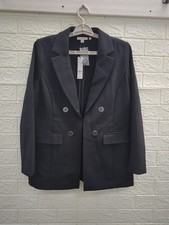 NEW Chicos Blazer Ponte Jacket Women's Size Medium Chicos Size 1