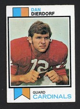 1973 Topps DAN DIERDORF ROOKIE St. Louis Cardinals #322 *Crease*