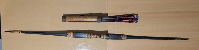 Philippines tribal Primitive bow And Arrow