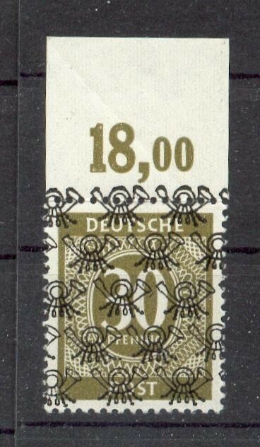 Bizone 63II POR Upper Margin** MNH Mint Never Hinged BPP 400EUR (09578