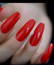 24PCS Fake Nails Reusable Stick On Nails Press on Full Cover False Nail Tips uk