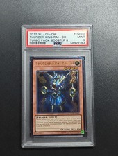 2012 Yugioh PSA 9 Thunder King Rai-Oh Ultimate Rare TU08-EN000 Turbo Pack 8