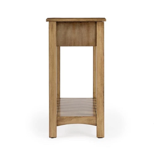 Butler Specialty Company Larina Shaker One Drawer Side Table - Antique Beige - Picture 6 of 8