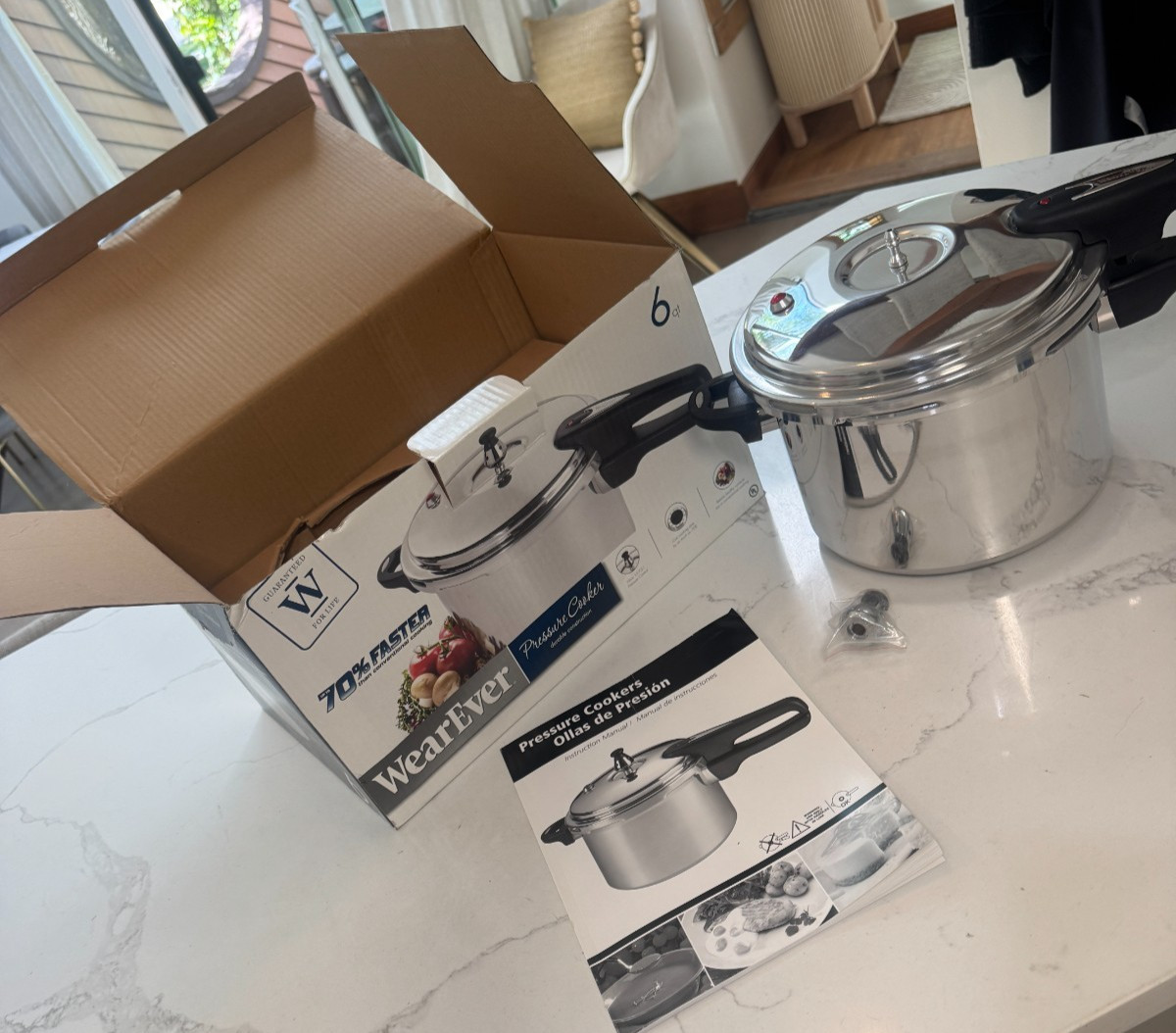Aluminum Stove Top W/ Regulator Open Box Clean