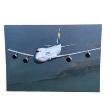Postkarte AK Flugzeug Flieger Lufthansa Boeing 747-200 Ungelaufen