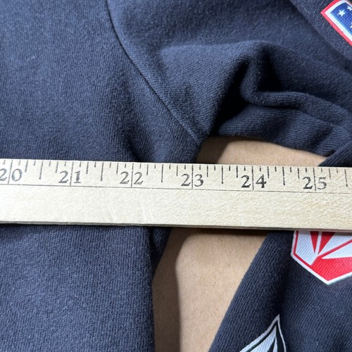Volcom US Snowboard Olympic Team USA Y2K Black Hoodie Sweatshirt Large - Picture 13 of 13