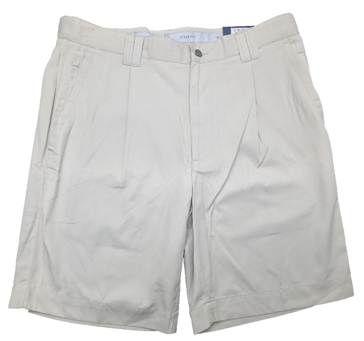 Callaway Shorts Men's 34W 8" Beige Golf ⛳ Logo Lightweight