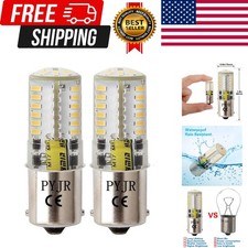 Ba15s 1156 1141 1003 7506 12V Led Bulbs, Single Contact Bayonet Base, 5W Warm...