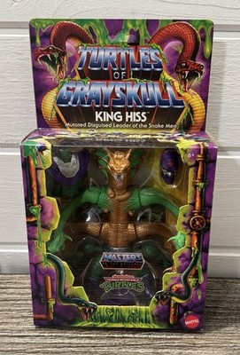Turtles of Grayskull King Hiss Mutated Leader Of The Snake Men NEW